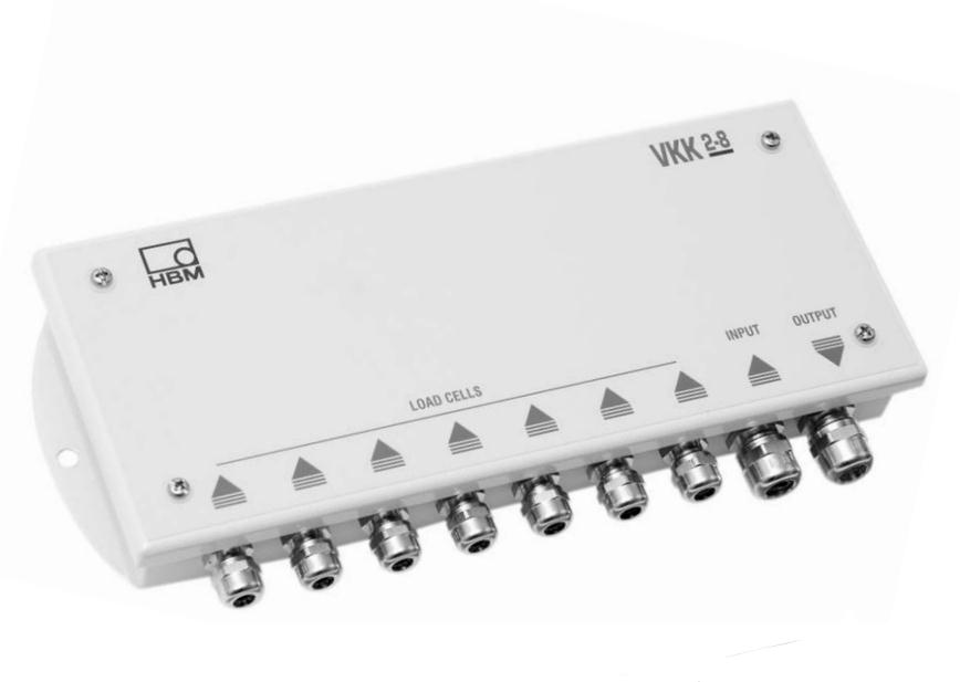 德国HBM 1-VKK2-8A接线盒，8孔普通铝合金材质
