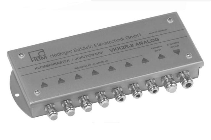 德国HBM 1-VKK2R-8接线盒，8孔不锈钢材质接线盒