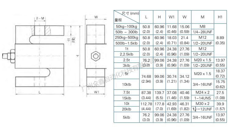 ZEMIC称重传感器 B3G-C3-150kg-6B称重传感器产品尺寸
