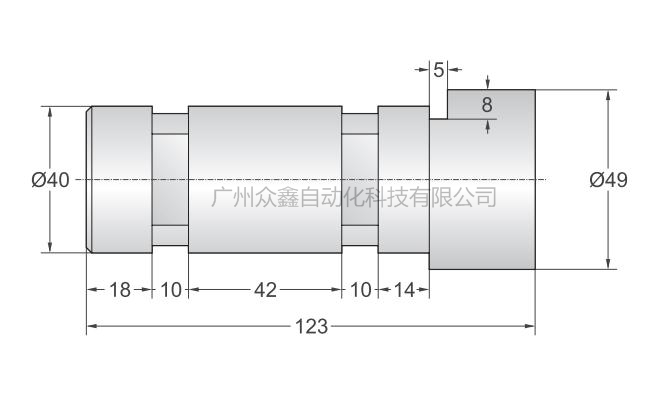 美国传力 DBST-30T称重传感器安装尺寸