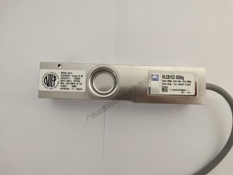 德国HBM 1-HLCB1C3/550kg称重传感器实拍图2